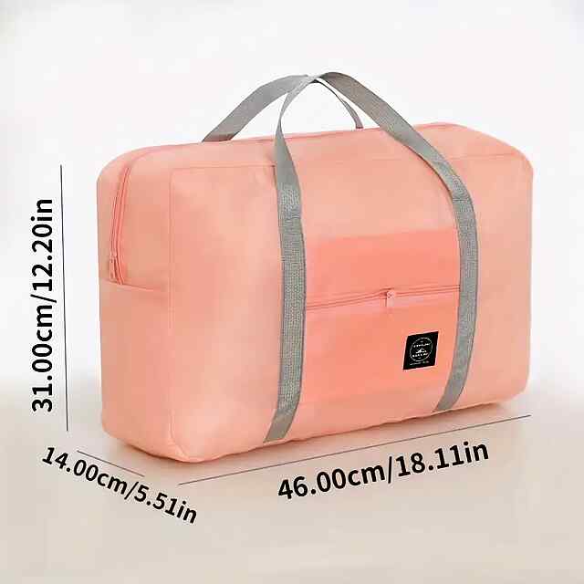Складана дорожня сумка для відпочинку, спорту та подорожей. Поліестер, багато відділень. 5 кольорів, 31×14×46 см. Зручна і компактна. - 1 фото товару