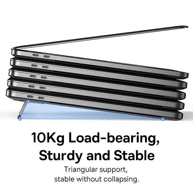 Складана підставка для ноутбука з охолодженням та регулюванням кута - 2 фото товару