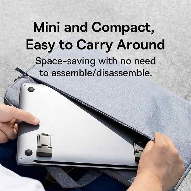 Складана підставка для ноутбука з охолодженням та регулюванням кута - 3 фото товару