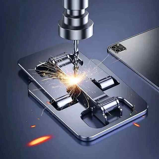 Складана підставка для телеф./планшету (чорн./срібн./зол.) 4-12 - 3 фото товару