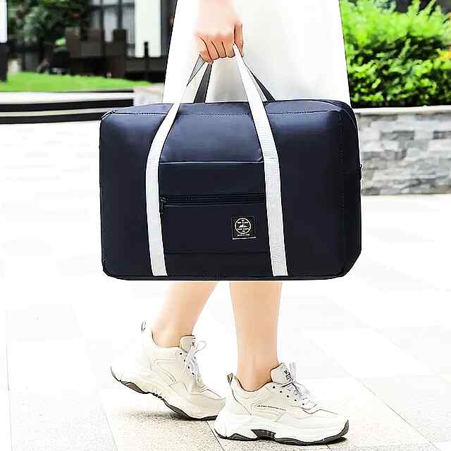 Складана сумка для подорожей – містка, зручна та стильна ????✨ Червоний/Чорний/Рожевий/Синій/Зелений - 3 фото товару