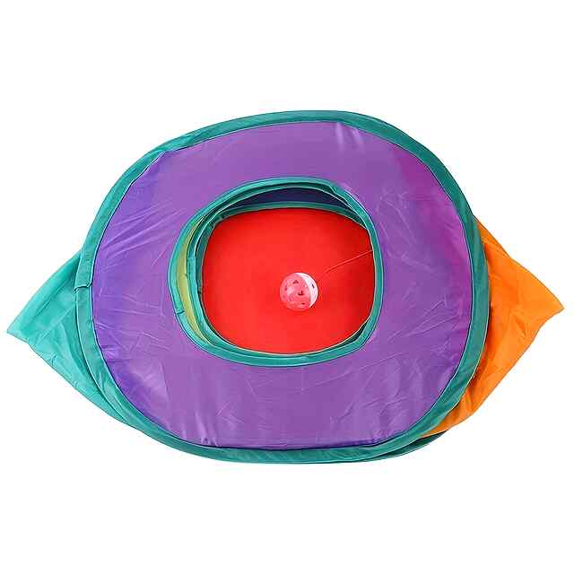 Складаний Тунель-Намет для Кота Rainbow Cat 40x40x40 см Ігровий Будиночок - 2 фото товару