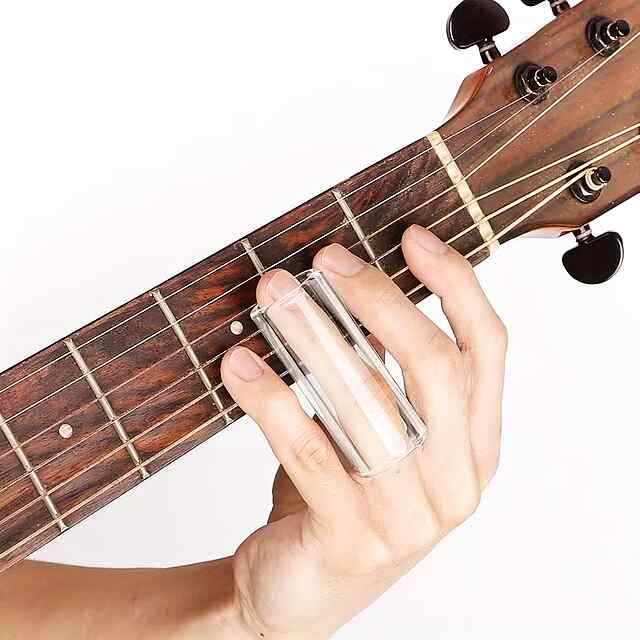 Слайд скляний для гітари 60мм - чистий звук, ковзання, універсальність. - 3 фото товару