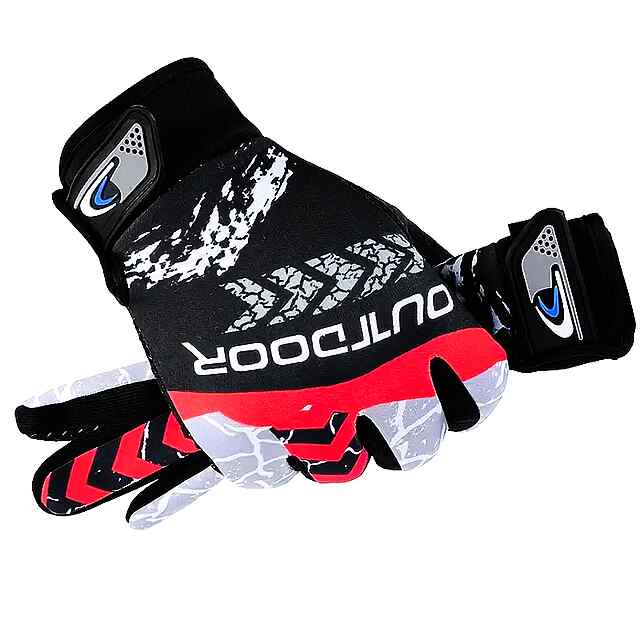 Спортивні еластичні рукавички унісекс з сенсорним екраном для вело/мотоспорту, фітнесу та щоденного носіння. - 2 фото товару