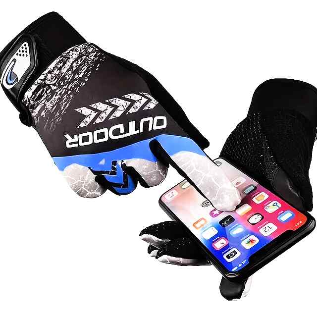 Спортивні рукавички унісекс для велоспорту, фітнесу, мотокросса та інших видів активності. Сенсорний екран. Вентиляція. Надійний хват. Повітропроникні. Універсальний розмір. - 3 фото товару