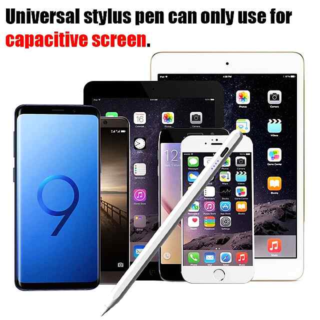 Стілус універсал Android IOS Windows для Huawei Xiaomi, iPad

Металевий активний стілус, підтримка малювання, письма, 4-8 годин роботи - 3 фото товару