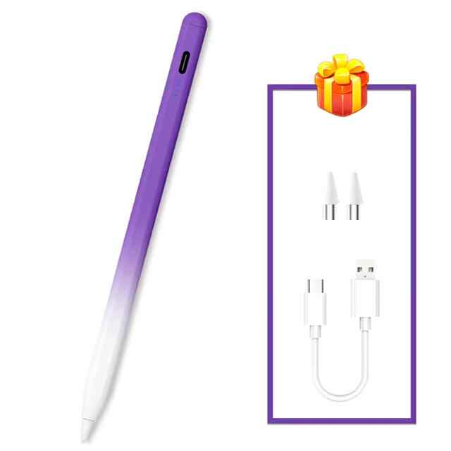 Стілус універсальний активний Android IOS Windows Фіолетовий для планшета iPad Huawei Xiaomi до 60симв - 0 фото товару