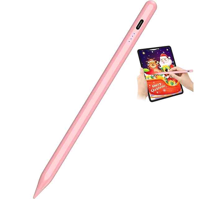 Універсальний стілус Android IOS Windows, металевий, підходить для iPad Huawei Xiaomi – рожевий колір (є інші кольори)