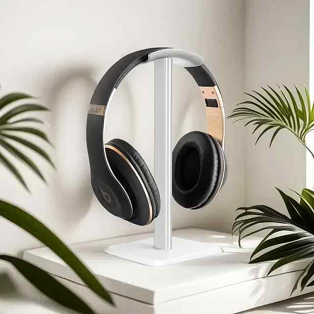 Стійка для навушників з ABS та алюмінію, 23см - стильне зберігання. - 0 фото товару