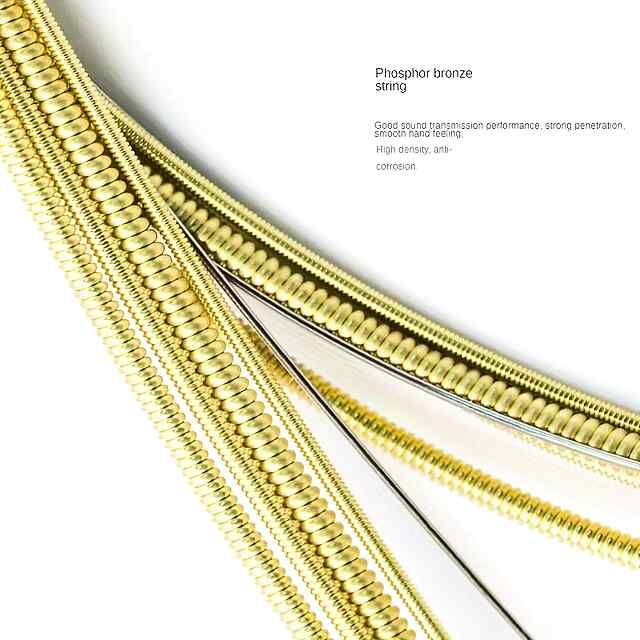 Струни для акустичної гітари Orphee TX640   медіатор (75/25 Bronze) ???????? - 3 фото товару