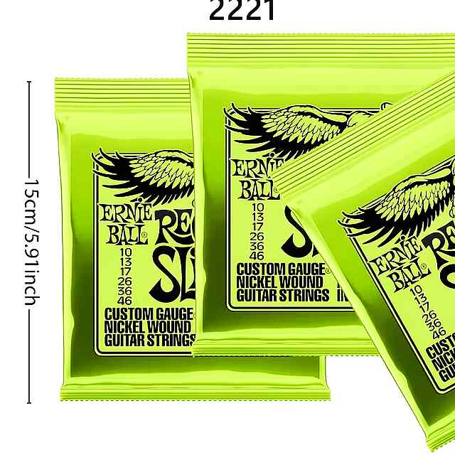 Струни Ernie Ball Regular Slinky Nickel Wound 10-46 для електрогітари. Професійний комплект. - 2 фото товару