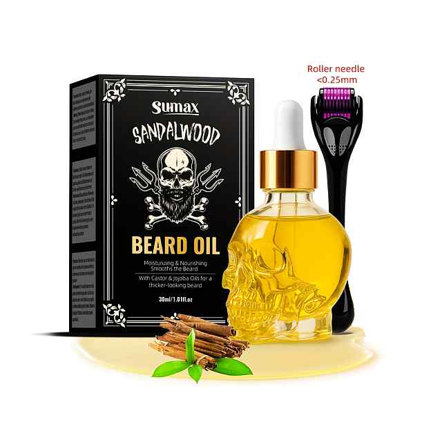 SUMAX олія для бороди   мезоролер (дермароллер) сандал 0,25 мм - 3 фото товару