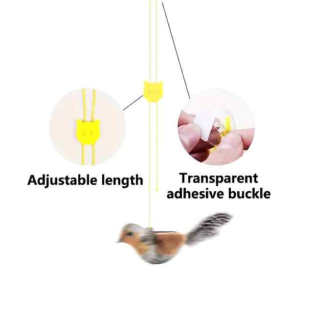 Синя пташка інтерактивна з м'ятою для котів - 2 фото товару