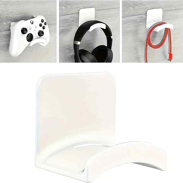 Тримач навушників настінний водонепроникний без свердління ABS Україна