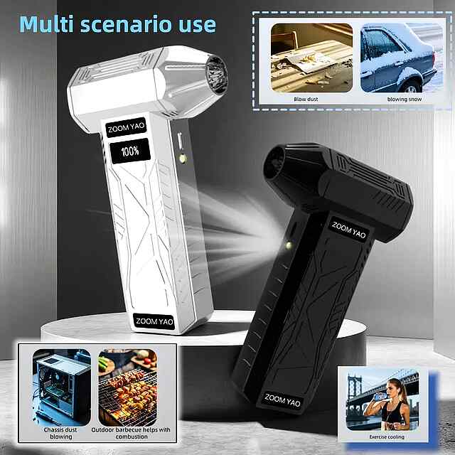 Турбовентилятор Air Duster (100 000 об/хв) з LED та USB зарядкою - 1 фото товару