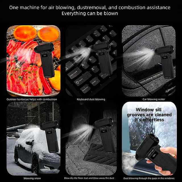 Турбовентилятор Air Duster 100000 об/хв LED дисплей USB зарядка

Багатофункціональний пилозбірник для техніки - 1 фото товару