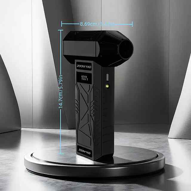 Турбовентилятор Air Duster 100000 об/хв з LED підсвіткою та USB зарядкою - 2 фото товару