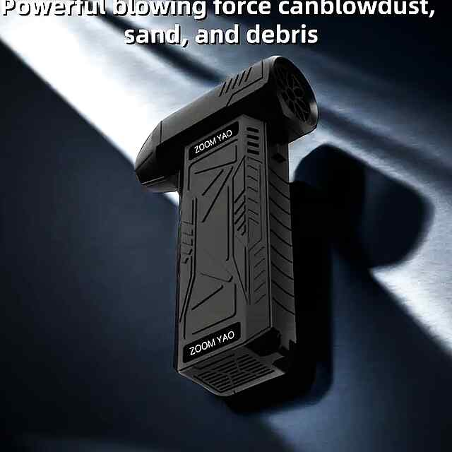 Турбовентилятор USB очищувач з підсвіткою та дисплеєм для дому авто 180W