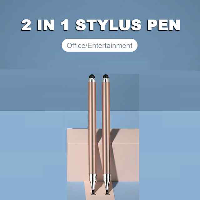 Універсальний ємнісний стилус 2в1 для смартфона/планшета ✨ Малювання, нотатки, навчання.