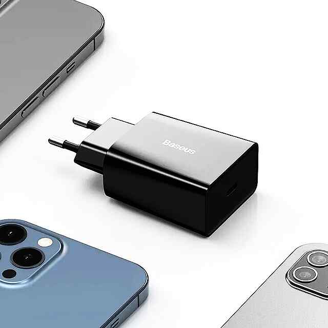 Універсальний Зарядник Type-C: iPhone, Android, Швидка Зарядка PD20W, Вогнестійкий - 2 фото товару