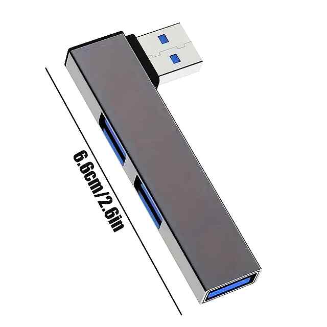USB 3.0 3-портовий хаб кутник - продаж Україна - 3 фото товару