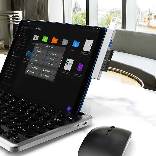 USB C Хаб TypeC 4 Порта USB3.0 OTG Алюмінієвий для Ноутбука ПК - 1 фото товару
