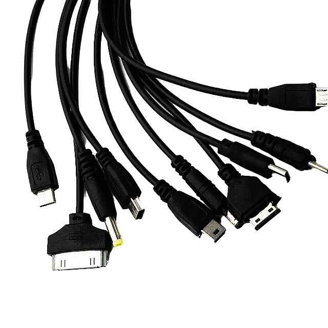 USB кабель 10 в 1 для зарядки різних телефонів, багатофункціональний, універсальний. - 2 фото товару