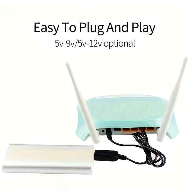 USB кабель живлення DC-9V 5.5x2.1mm, 1м для роутерів та іншого обладнання. Купити в Україні. - 2 фото товару