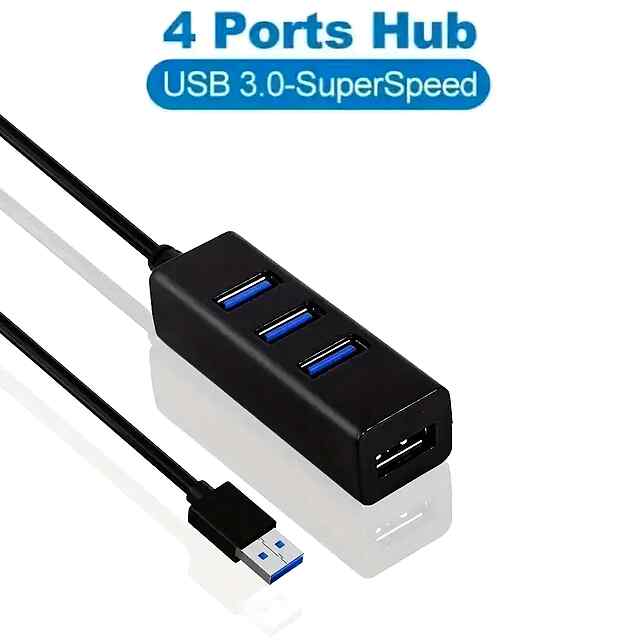 USB хаб 5 портів Type-C 3.0 - компактний та швидкий, купити Україна - 1 фото товару