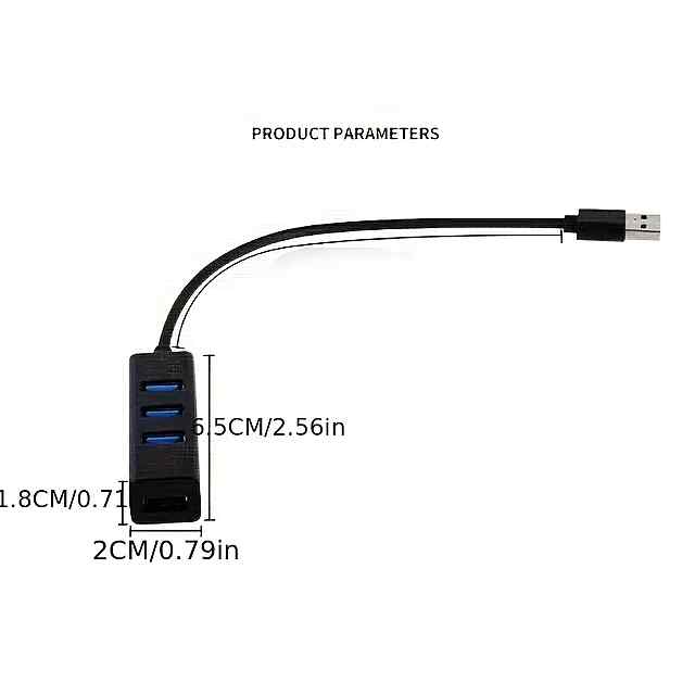 USB хаб 5 портів USB 3.0   Type C - білий, Київ - 1 фото товару