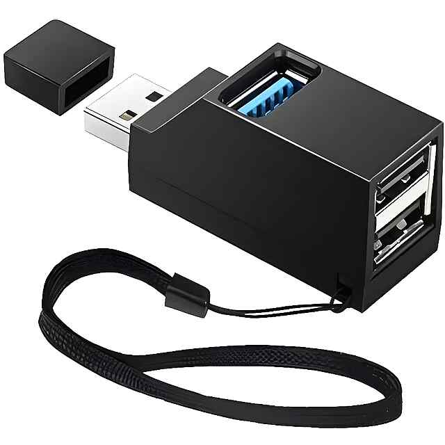 USB Розгалужувач MeiGlobal 7 портів USB 3.0/2.0 для ПК, Ноутбук, Зарядки - 2 фото товару