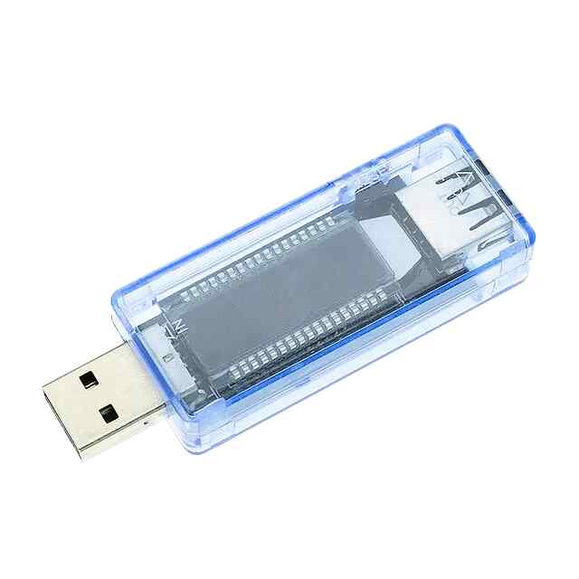 USB тестер напруги струму ємності KWS-V20 (до 3А) - компактний, інформативний дисплей - 3 фото товару