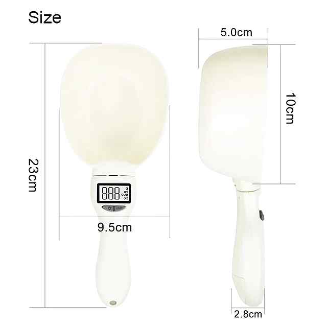 Ваги для кормів домашніх тварин з мірною ложкою 800 г, точні, зручні, Україна - 1 фото товару