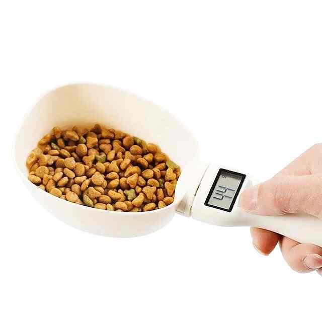 Ваги для кормів домашніх тварин з мірною ложкою 800 г, точні, зручні, Україна - 2 фото товару