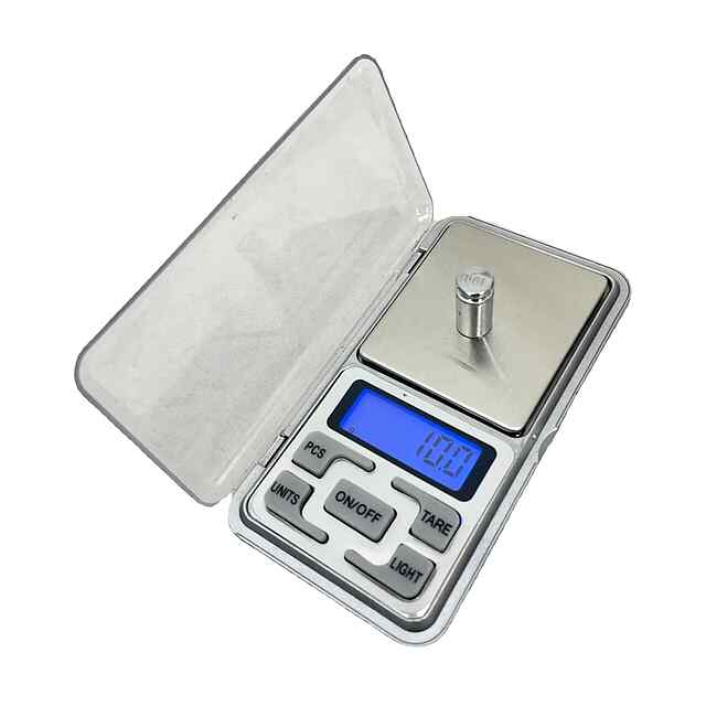 Ваги ювелірні портативні електронні з нержавіючої сталлю 200g

Електронні ваги - калькулятор, тарування, підсвітка, РК дисплей, п'ять одиниць вимірювань. - 3 фото товару