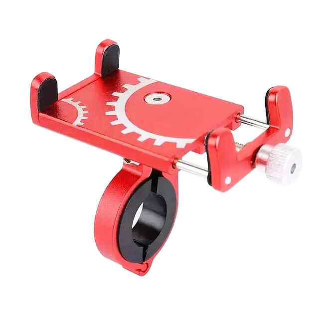Велокріплення ZTTO універсальне на кермо телефону, чорне/черв/ср, AL6063, 70г, Україна - 1 фото товару