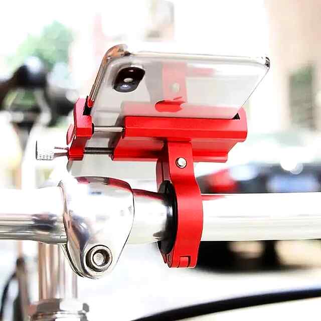 Велосипедне кріплення телефону ZTTO Z-81, універсальне, надійне, компактне, 70г, чорний/червоний. - 3 фото товару