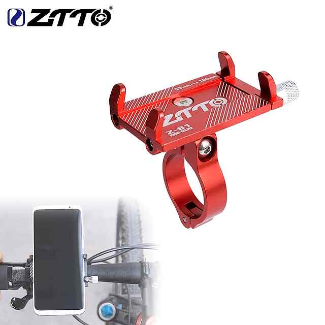 Велосипедне кріплення ZTTO телефону універсальне, чорне, MTB/дорожнє, 70г. - 1 фото товару