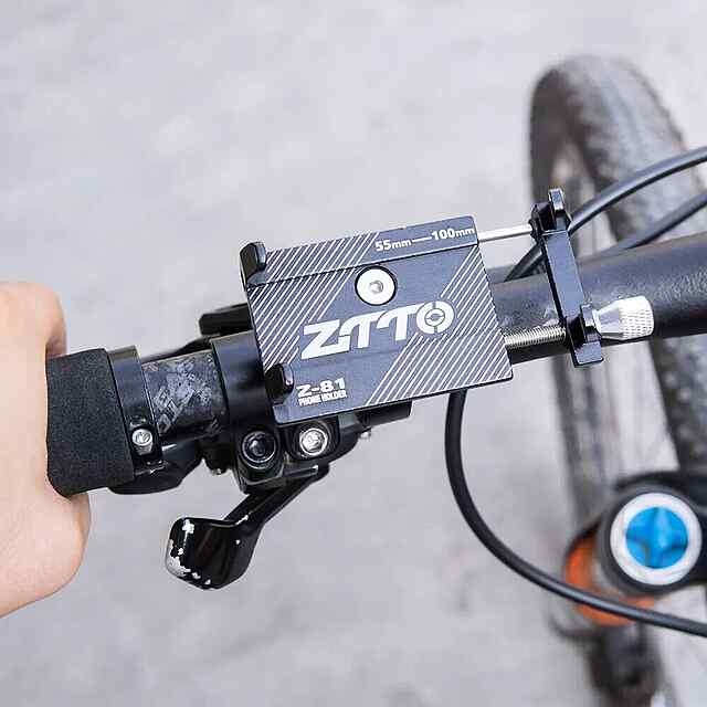 Велосипедне кріплення ZTTO телефону універсальне, чорне, MTB/дорожнє, 70г. - 3 фото товару