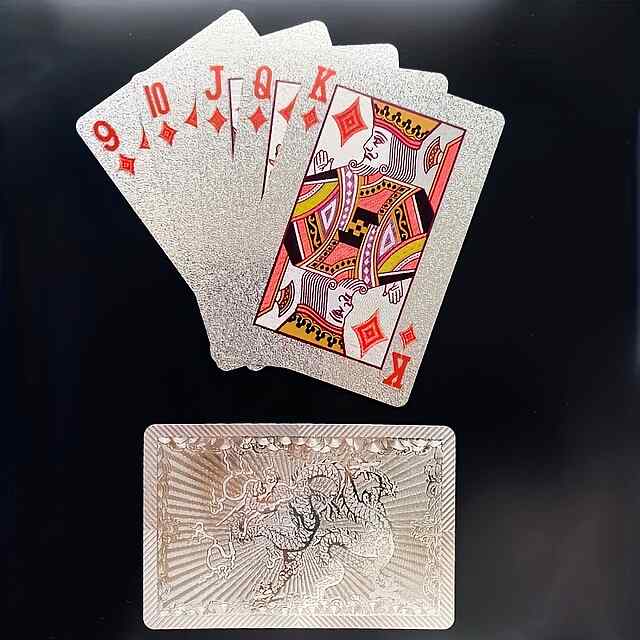 Водонепроникні гральні карти Magic Dmagic Silver Design Україна - 1 фото товару