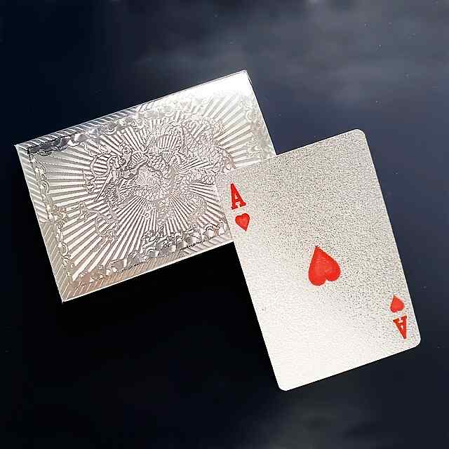 Водонепроникні гральні карти Magic Dmagic Silver Design Україна - 2 фото товару