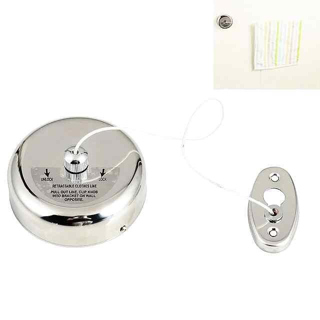 Висувна настінна сушарка для білизни 5кг – нержавійка 304 Україна - 2 фото товару