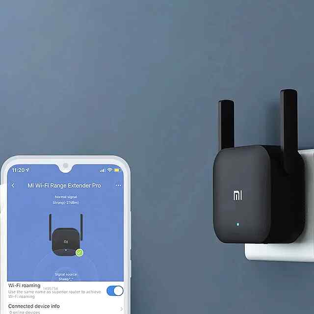 Wi-Fi Підсилювач Xiaomi Mi Pro - Європейська вилка   перехідник (300 Мбіт/с) - 2 фото товару