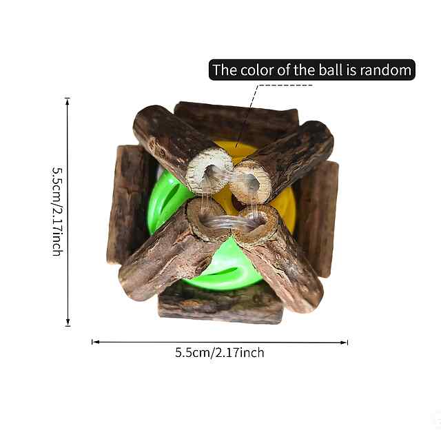 Жувальний ротанговий м'яч для котів з котячою м'ятою, догляд за зубами. - 3 фото товару